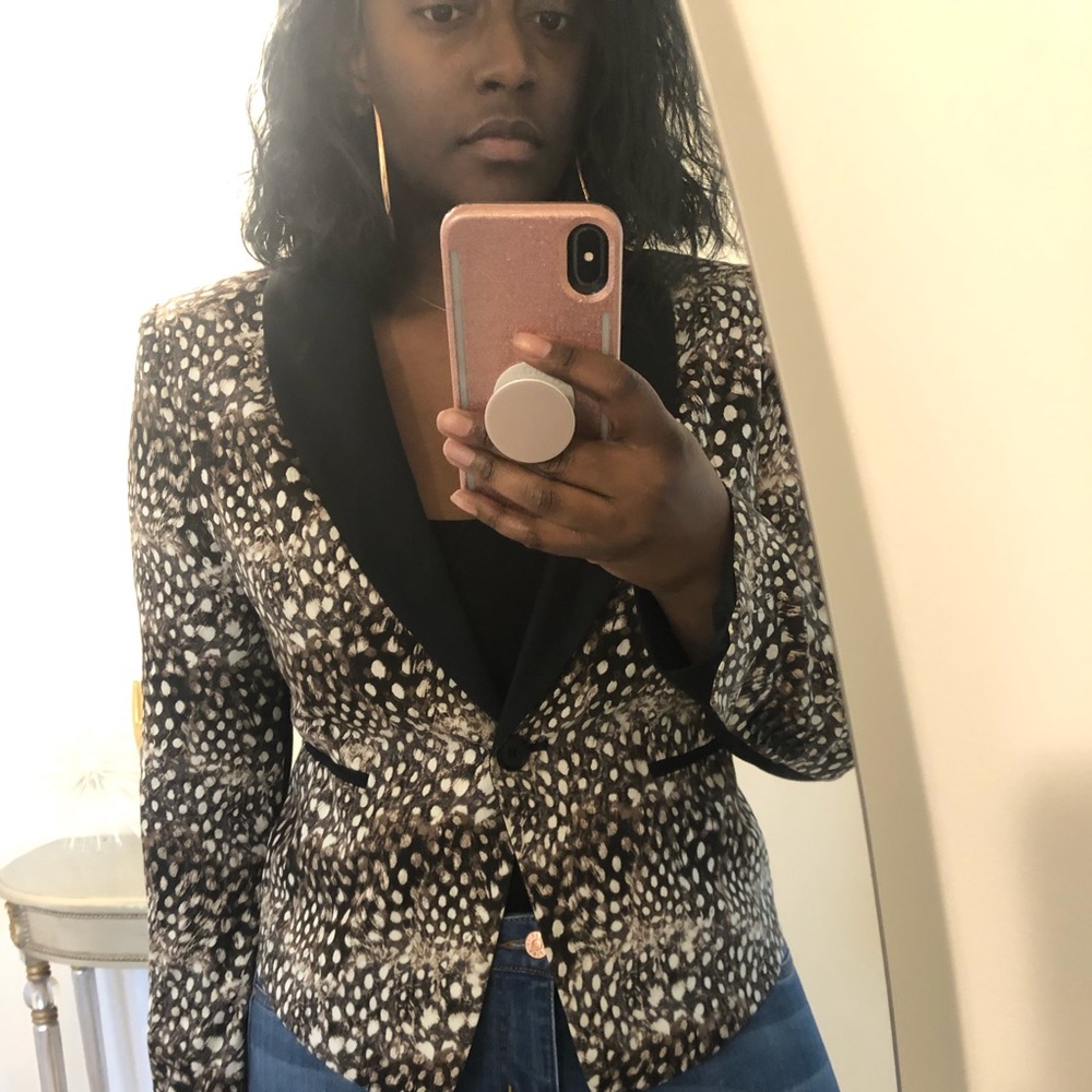 Printed blazer